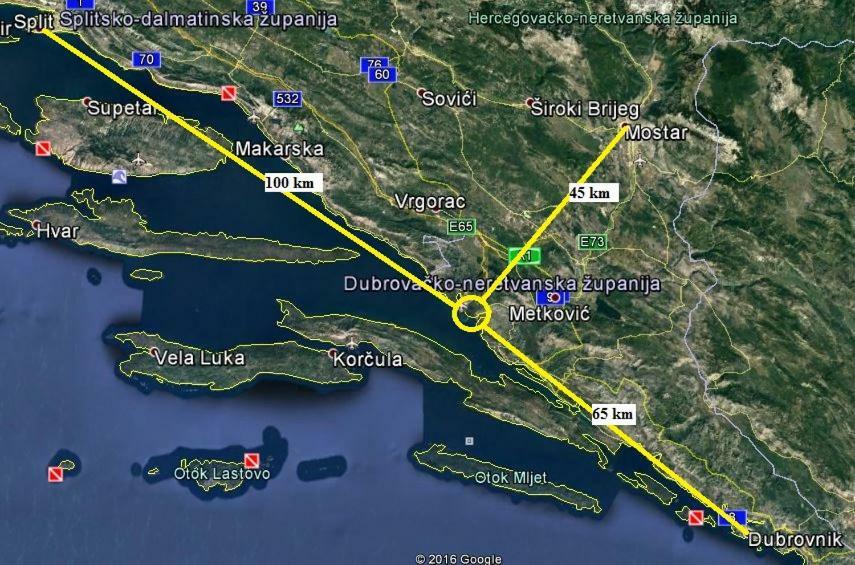 Apartemnt Neretva dream Komin  Exterior foto